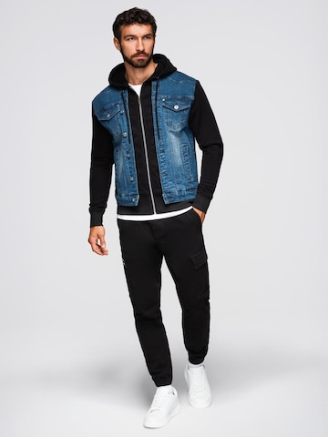 Ombre Tussenjas in Blauw