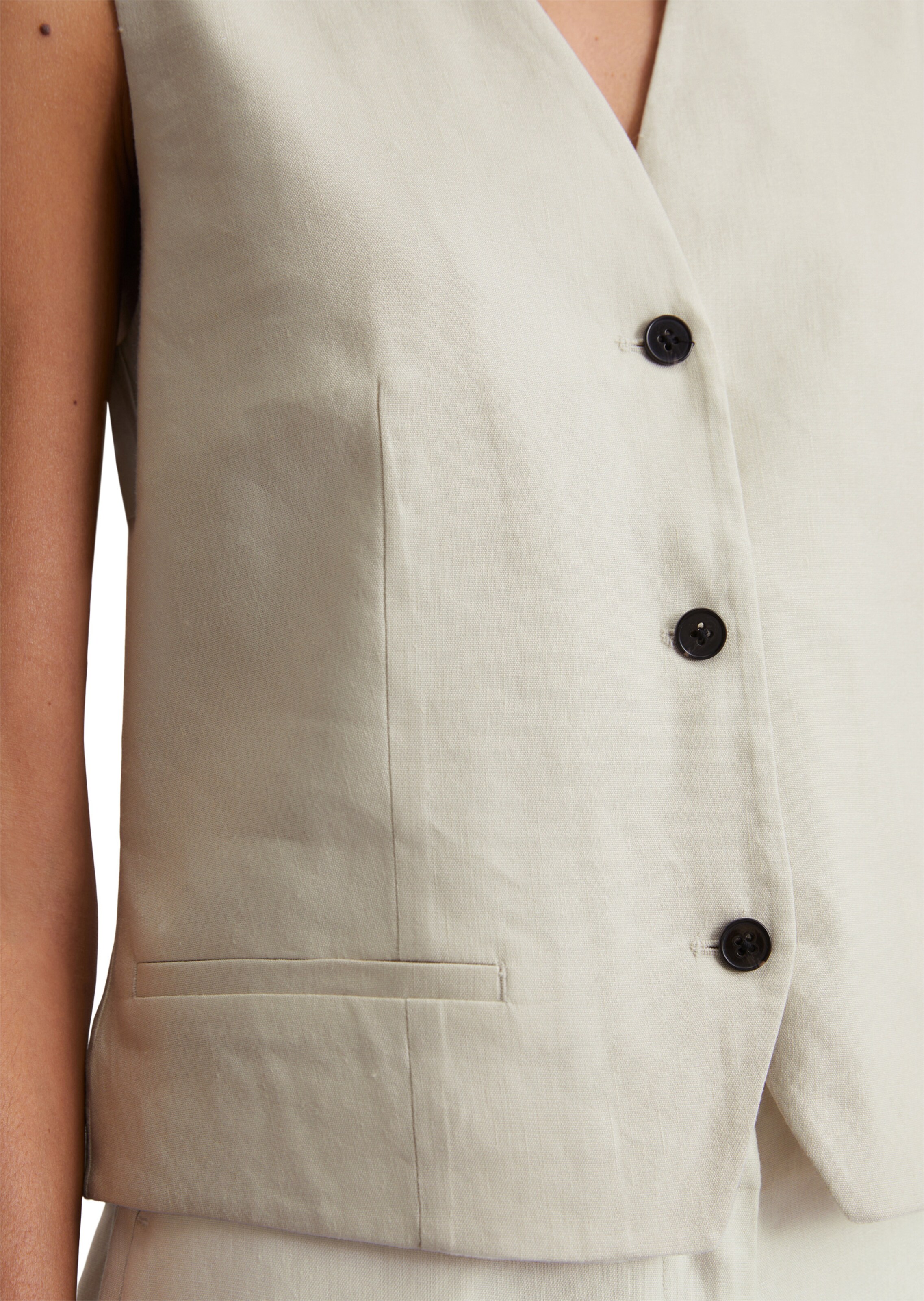 Marc O'Polo Gilet in Grijs