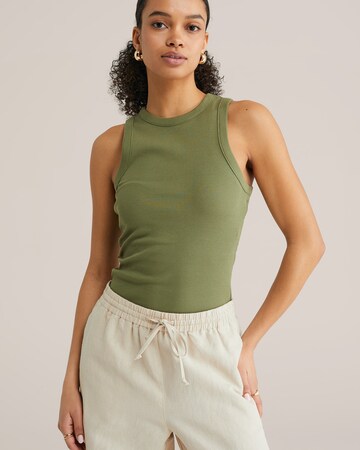 WE Fashion Top in Grün: Vorderseite