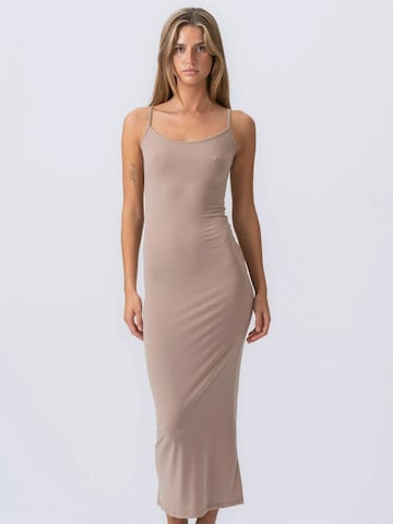 TEESHOPPEN Jurk ' Anaya ' in Beige