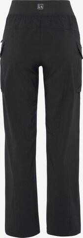 LASCANA ACTIVE - regular Pantalón de montaña en negro