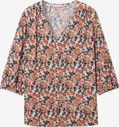 Camicia da donna Tom Tailor Women + di colore navy / giada / arancione / bianco, Visualizzazione prodotti