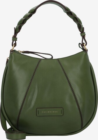 The Bridge Shoulder Bag 'Brigida' in Green: front