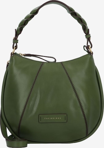 The Bridge Shoulder Bag 'Brigida' in Green: front