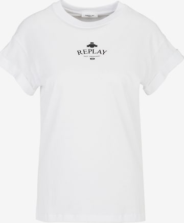REPLAY Shirt in White: front