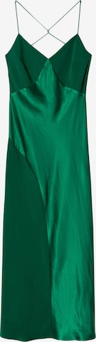 MANGO Вечерна рокля 'Lost' в зелено: отпред
