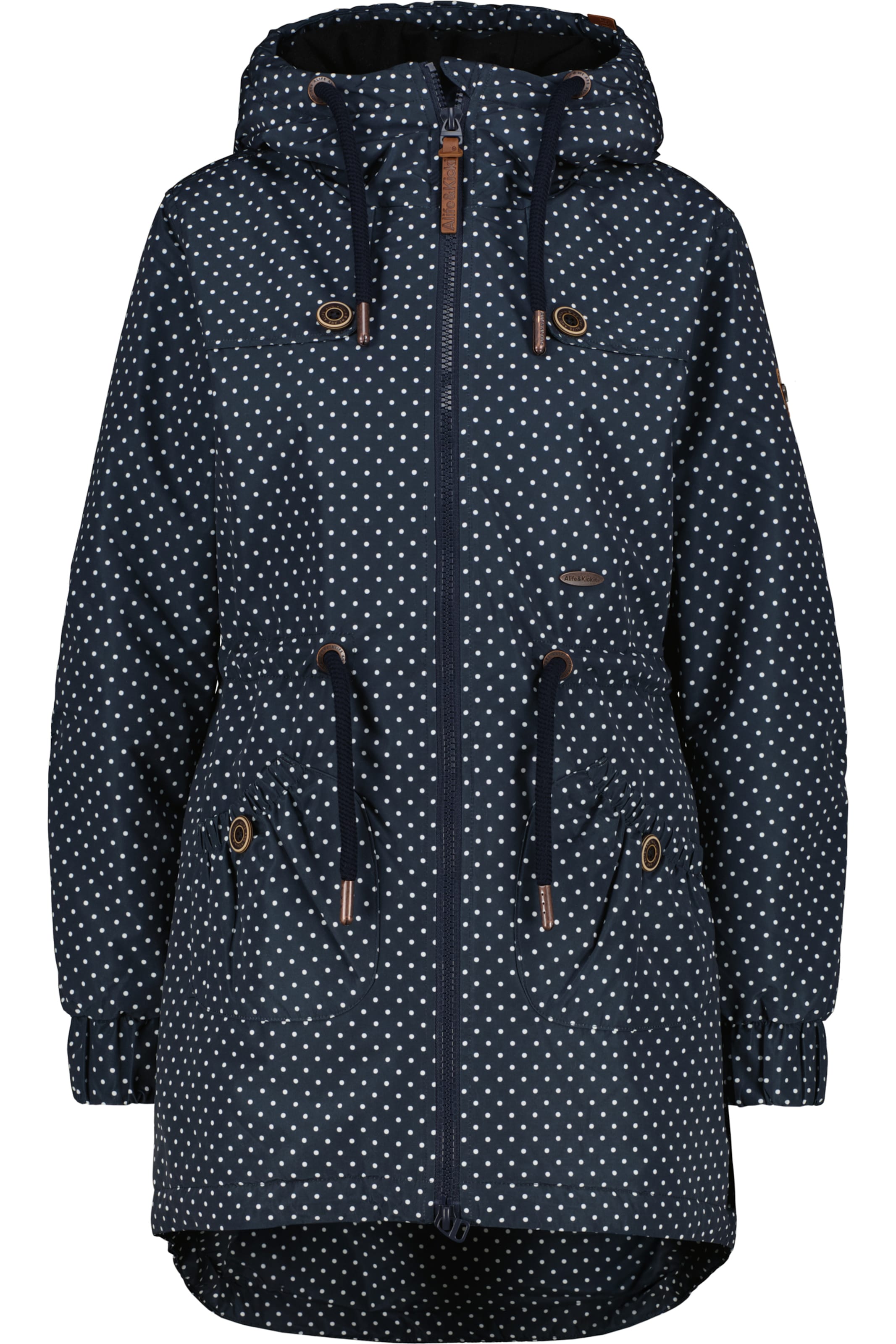 alife & kickin Winter Jacket in Blue: front
