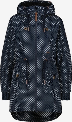 alife & kickin Winter Jacket in Blue: front
