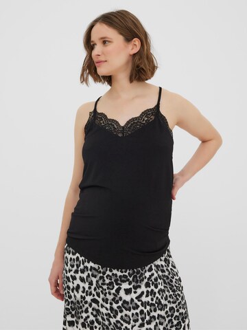 Vero Moda Maternity Top 'Ana' in Zwart: voorkant