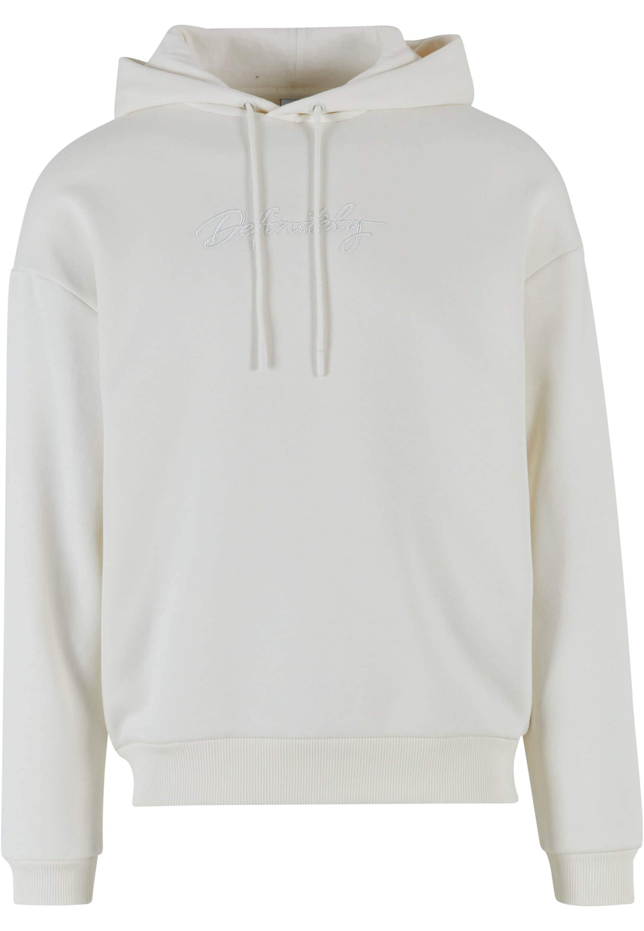 DEF - Sweatshirt 'Definitely' em branco: frente
