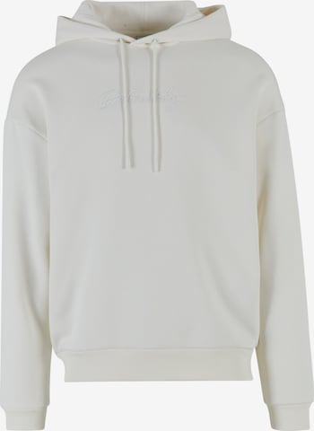 DEF Sweatshirt 'Definitely' in Weiß: predná strana