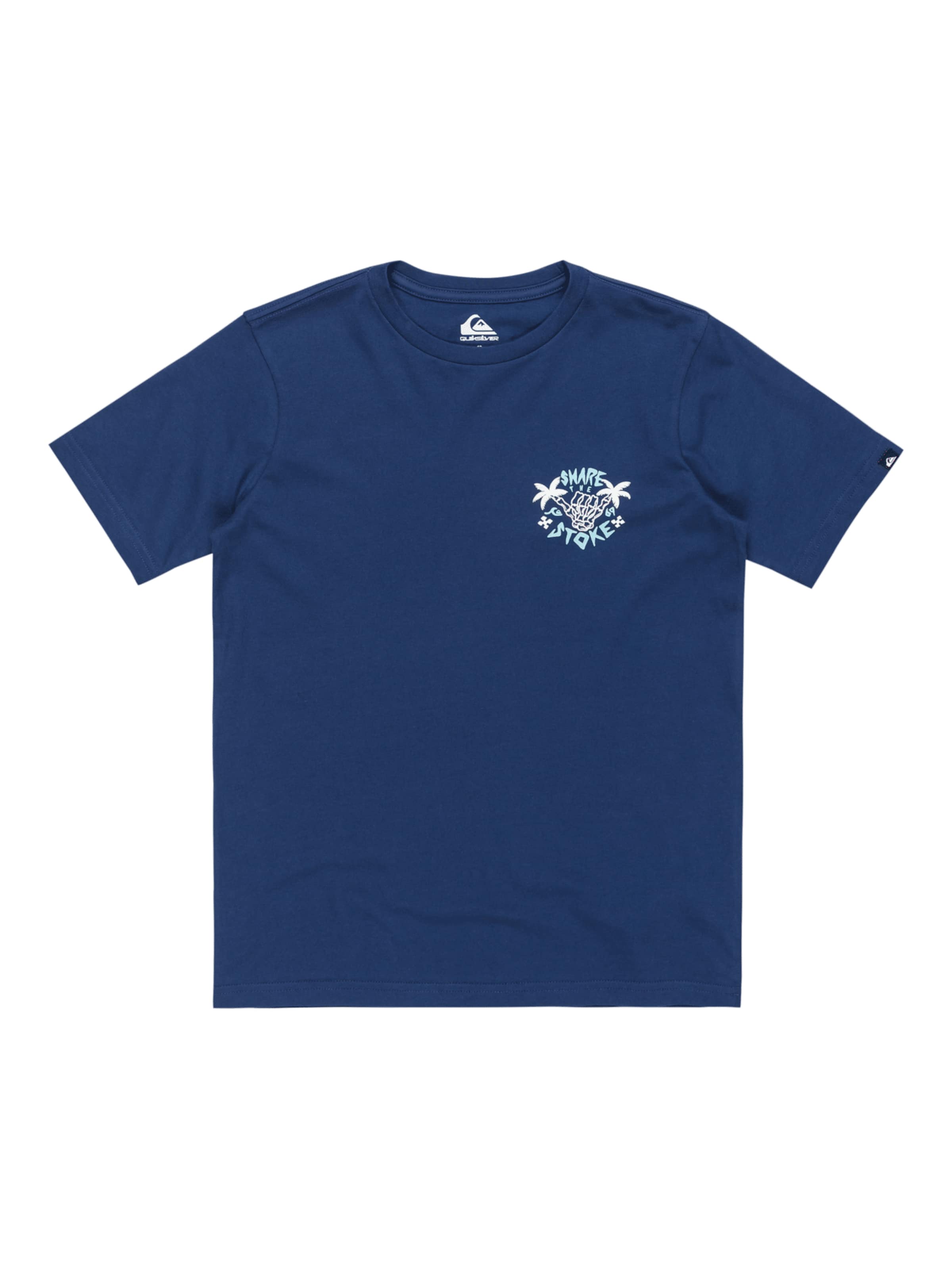 T-Shirt 'Ev Share The Stoke' QUIKSILVER en bleu : devant