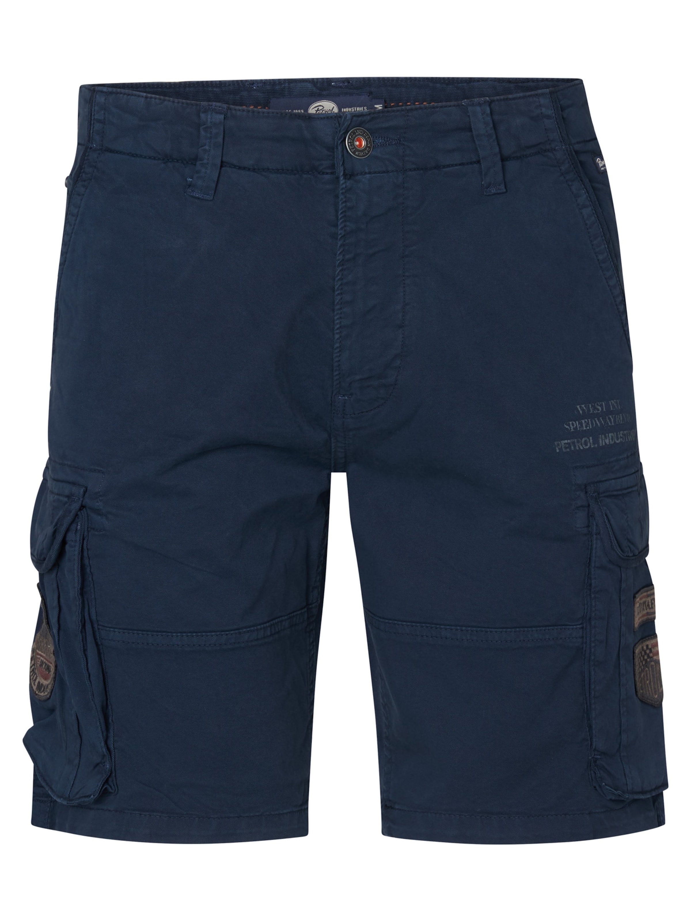 Petrol Industries Брюки-карго 'Shrimp' в Синий: спереди