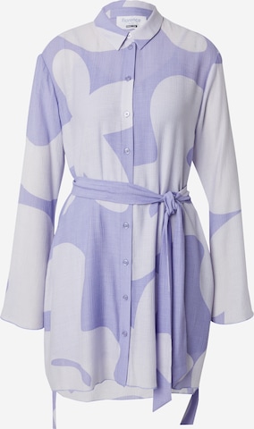 Robe-chemise 'Golden Leaf' florence by mills exclusive for ABOUT YOU en violet : devant