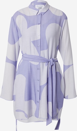 Palaidinės tipo suknelė 'Golden Leaf' iš florence by mills exclusive for ABOUT YOU, spalva – alyvinė spalva / balta, Prekių apžvalga