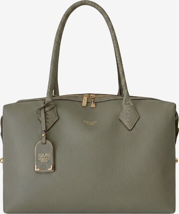 Borsa a spalla di GianMarco Venturi in verde: frontale