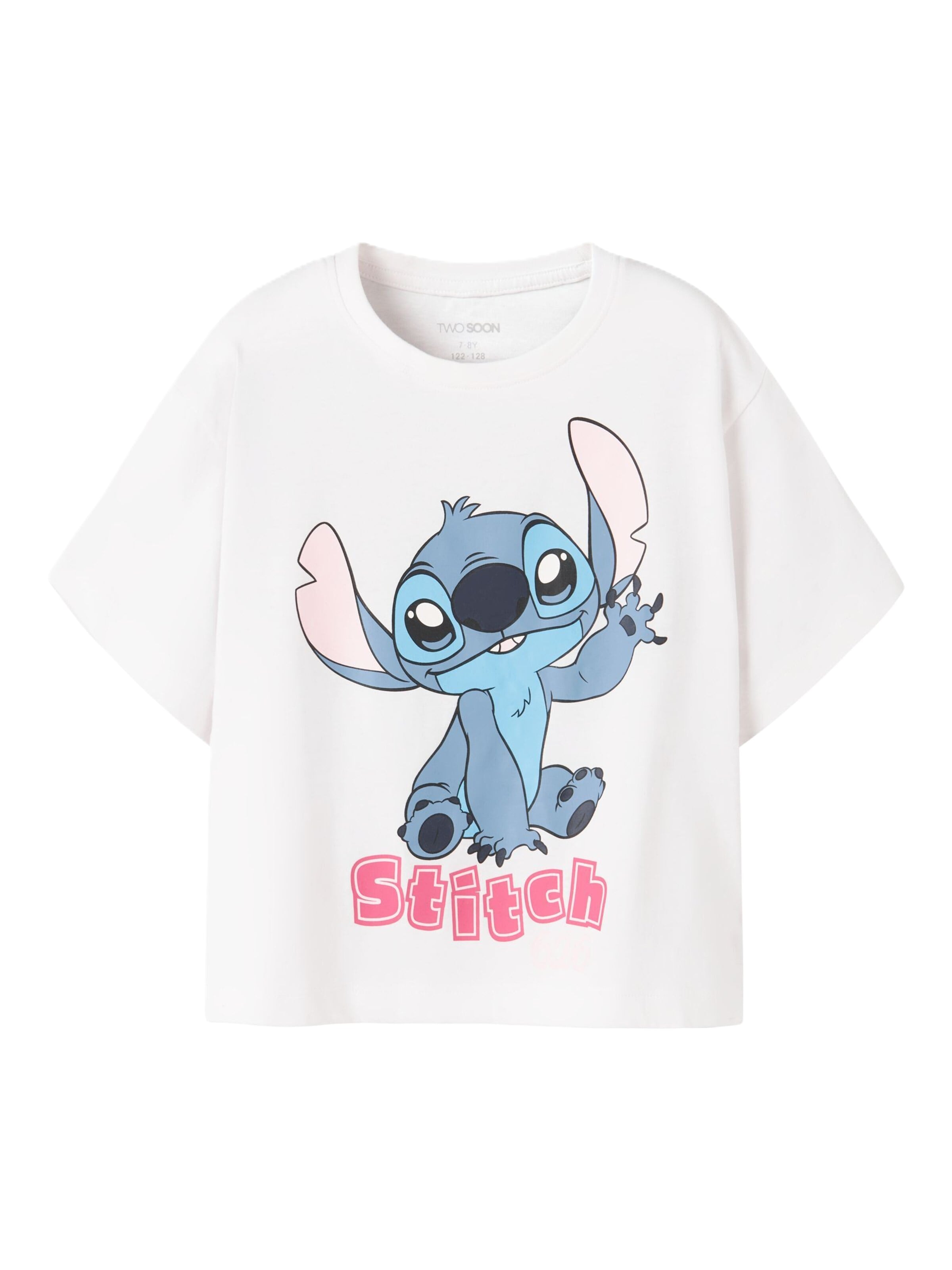 TWO SOON Shirt 'Stitch' in White: front