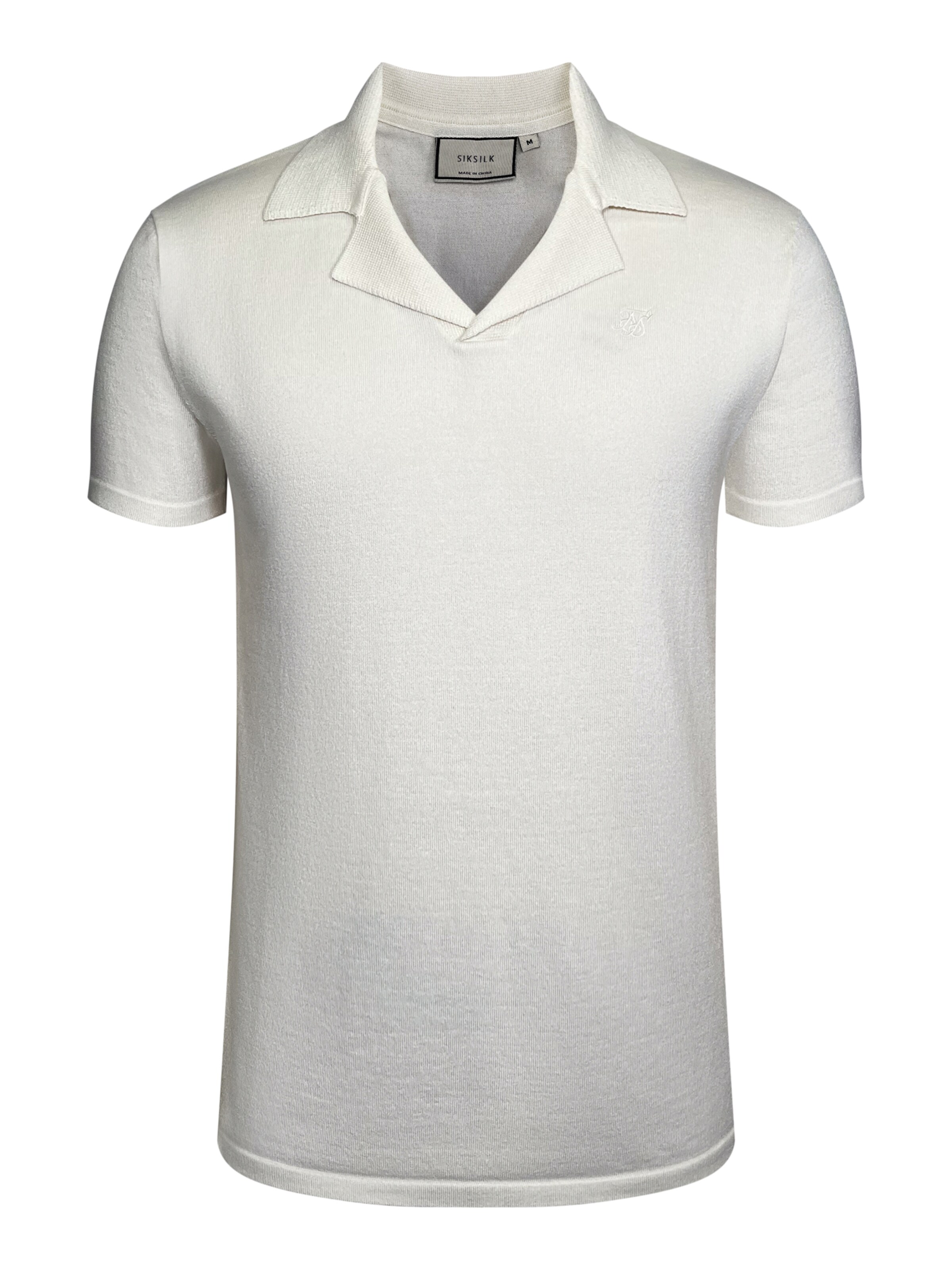 SikSilk Shirt in Beige: voorkant