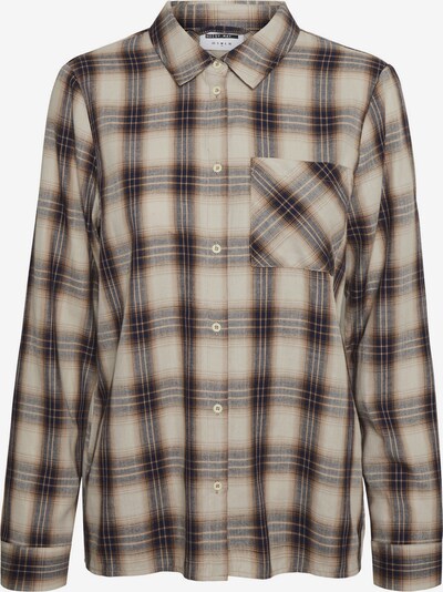 Camicia da donna Noisy may di colore beige / beige scuro / blu notte, Visualizzazione prodotti