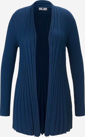 Anna Aura Knit Cardigan in Blue: front