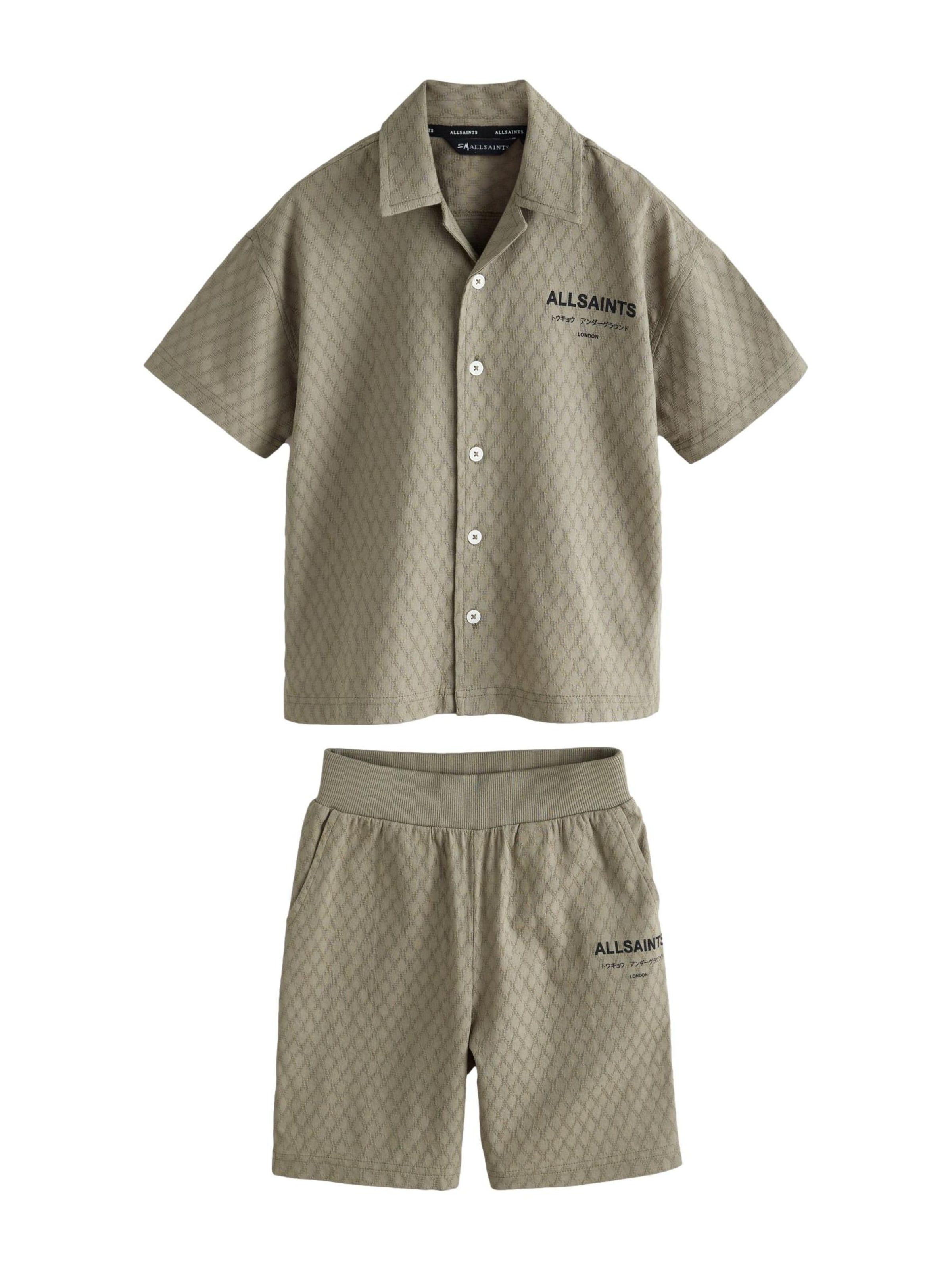 smALLSAINTS Комплект 'Kylo' в Зеленый: спереди