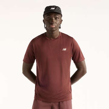 new balance Performance shirt 'Athletics T-Shirt' in Red: front