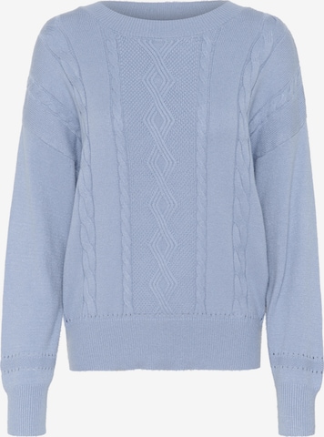 Pulover 'Dela' de la Cream pe albastru: față