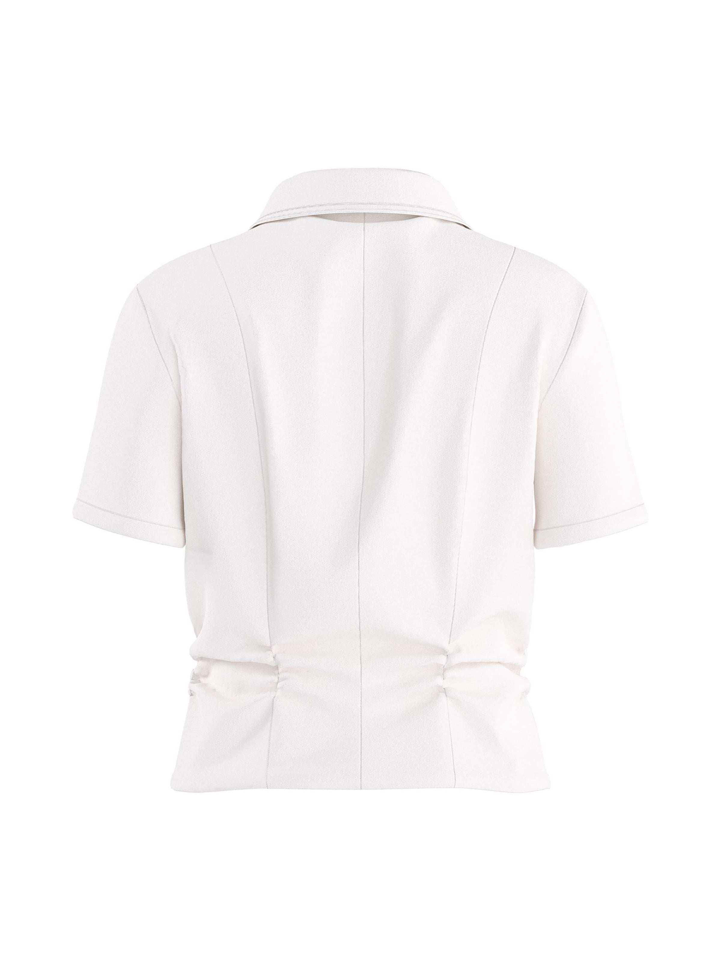 Camicia da donna 'NICOLETTE' di HYPEDROP in bianco
