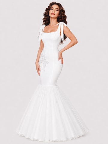 Elena Athanasiadou Cocktailkleid‌‌‌‌‌‌‌‌ in Weiß: Vorderseite