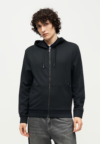 BOGNER - Sudadera con cremallera 'FOREST' en negro: frente