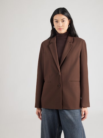 PIECES Blazer 'PCBOSELLA' i brun: forside