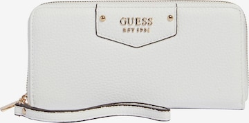 GUESS Wallet 'Brenton' in White: front