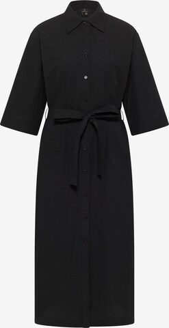 Robe-chemise DreiMaster Klassik en noir : devant