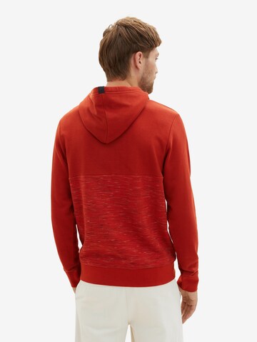 TOM TAILOR Sweatshirt in Red