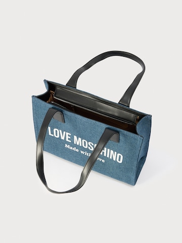 Love Moschino Shoppingväska 'Love' i blå
