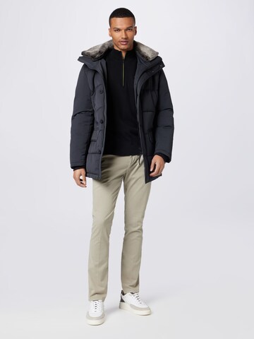 STRELLSON Winter jacket 'Plaza' in Black