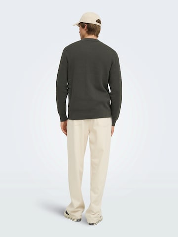 Only & Sons Sweater 'ONSPHIL' in Grey