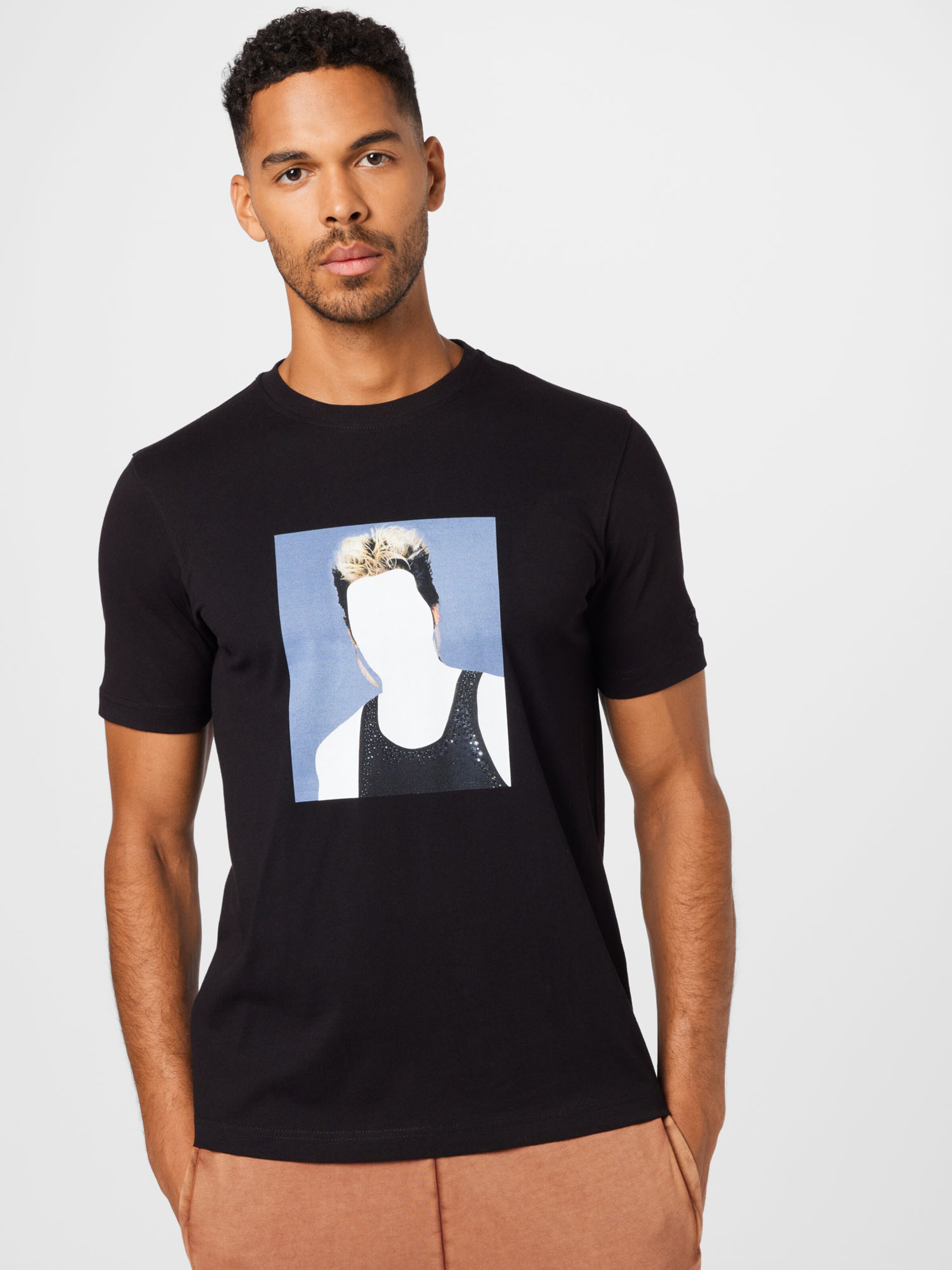 Männer Shirts DIESEL T-Shirt 'JUST' in Schwarz - VT09589 Männer Shirts DIESEL T-Shirt 'JUST' in Schwarz - VT09589