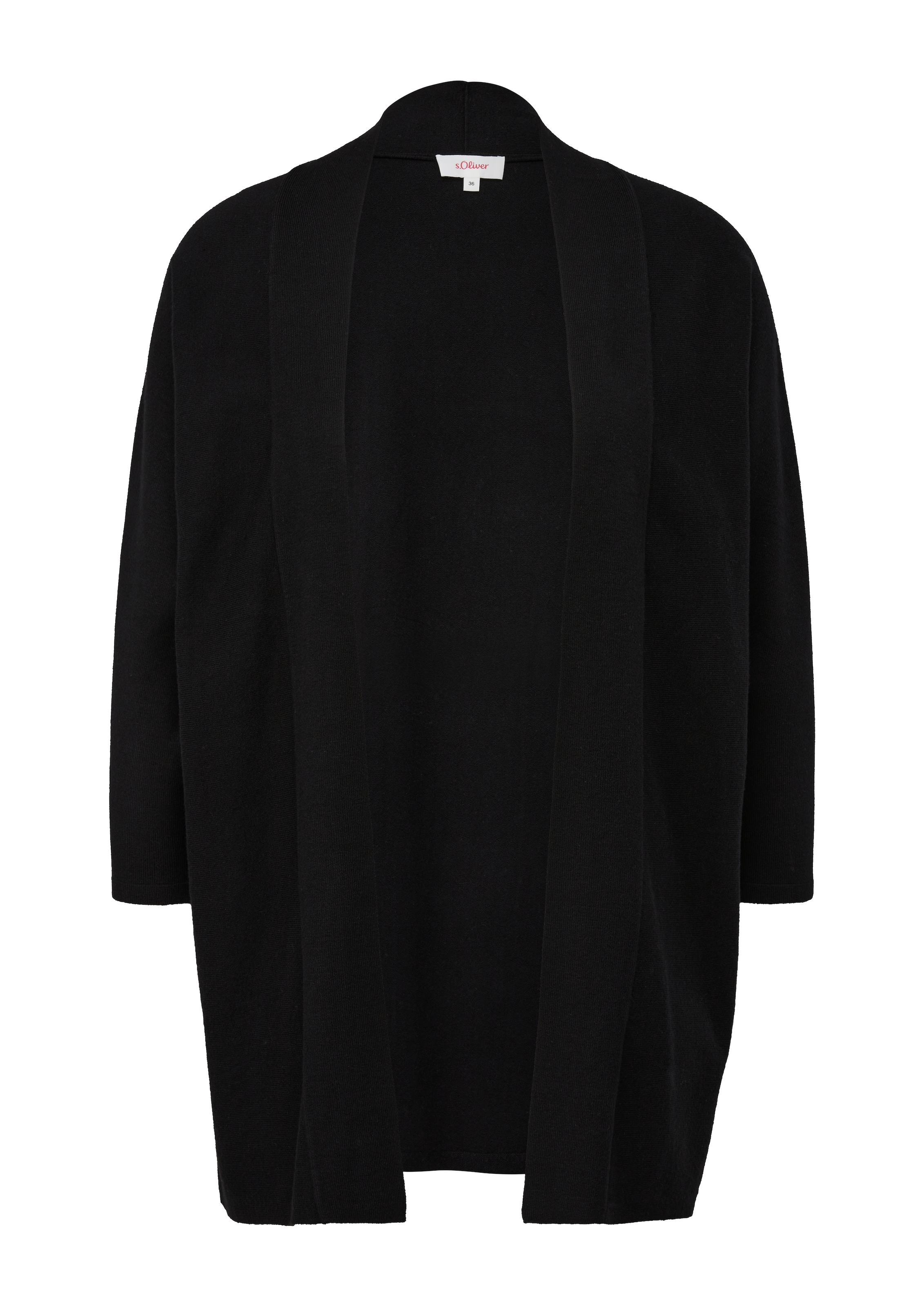 Cardigan s.Oliver en noir : devant