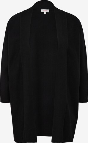 Cardigan s.Oliver en noir : devant