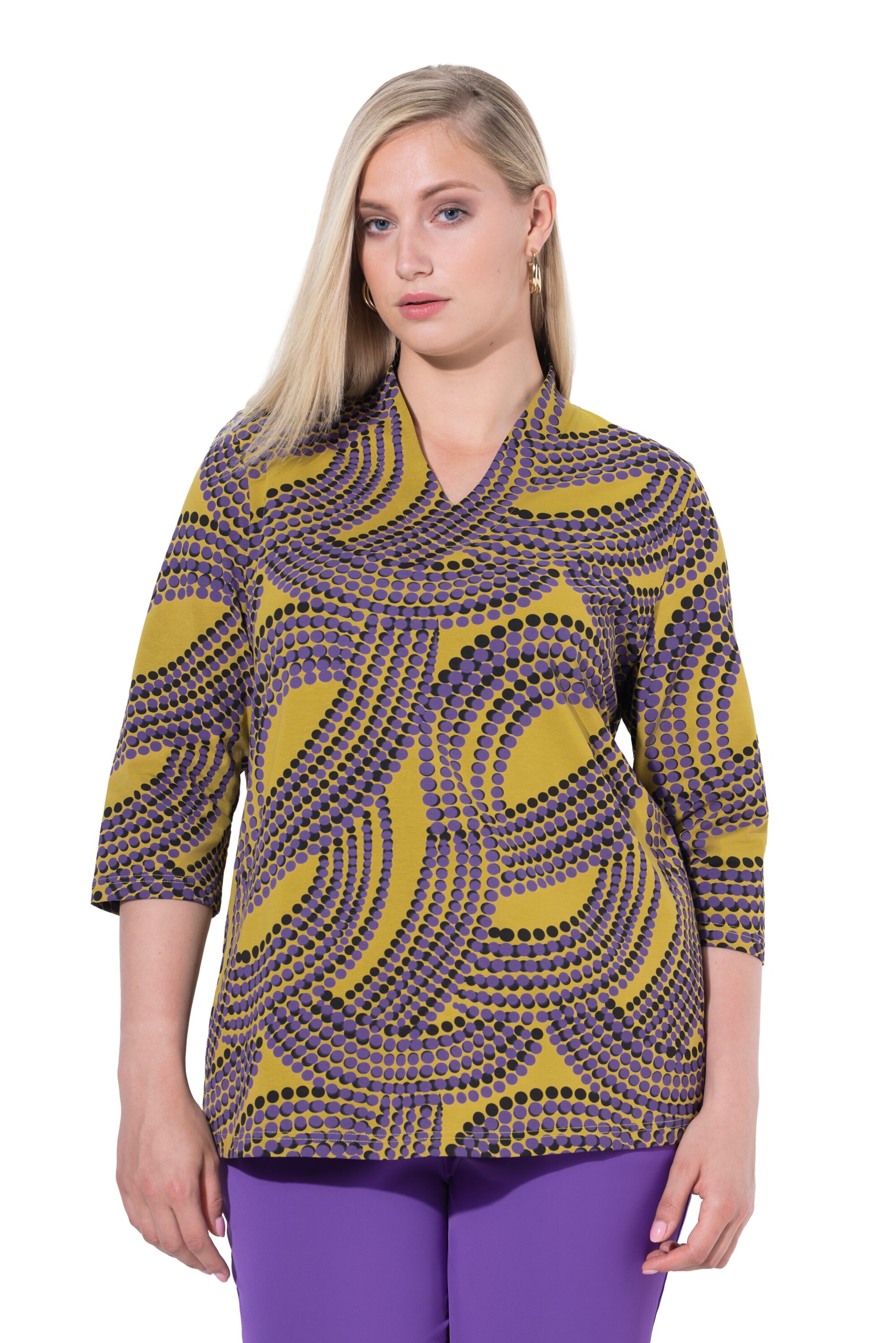 Ulla Popken Shirt in Yellow: front