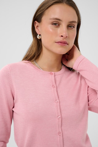 SAINT TROPEZ Gebreid vest 'Mila' in Roze