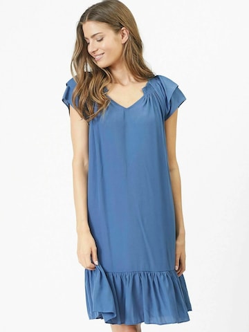 co'couture Kleid 'Sunrise' in Blau: Vorderseite
