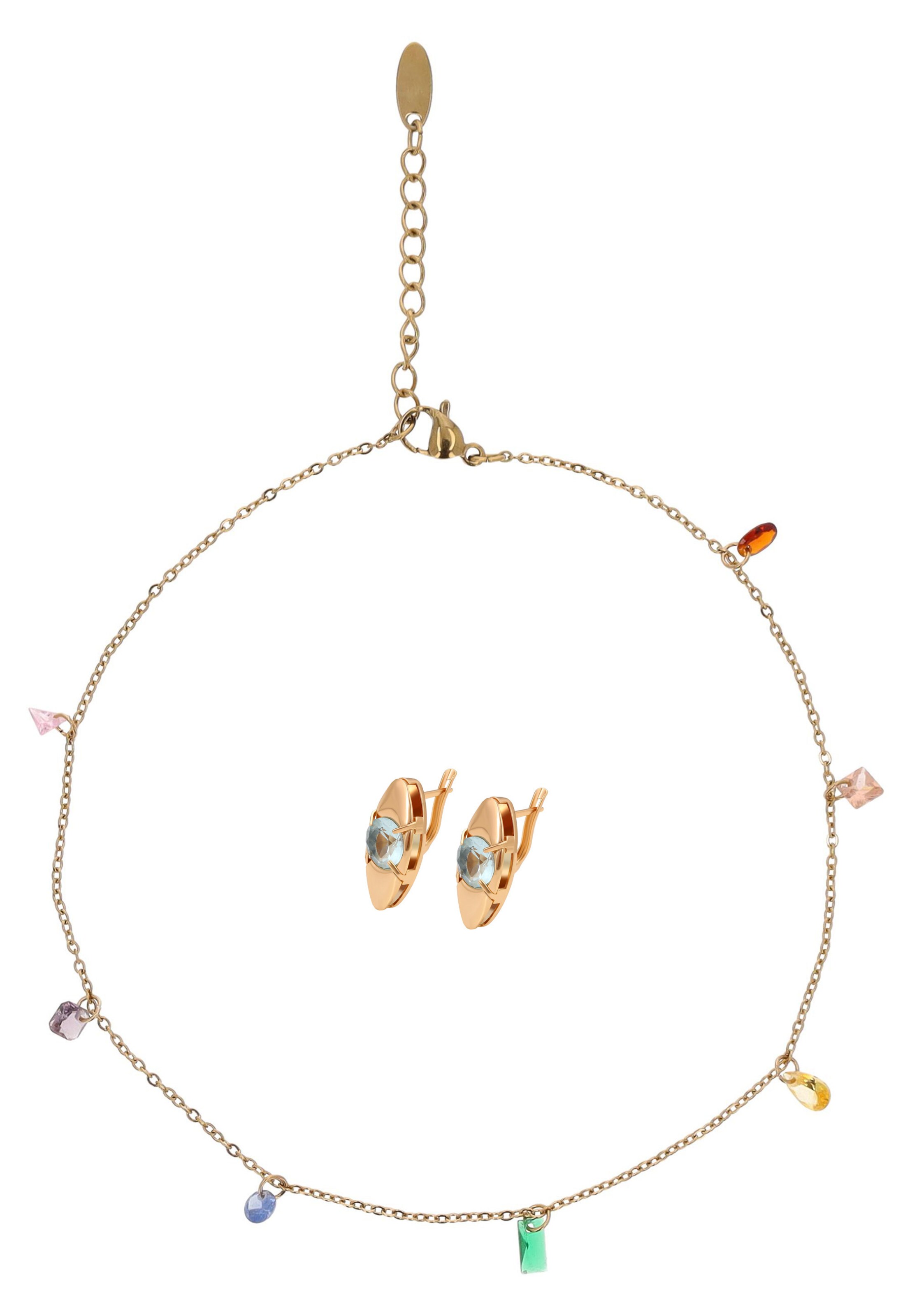 Parure de bijoux faina en or : devant