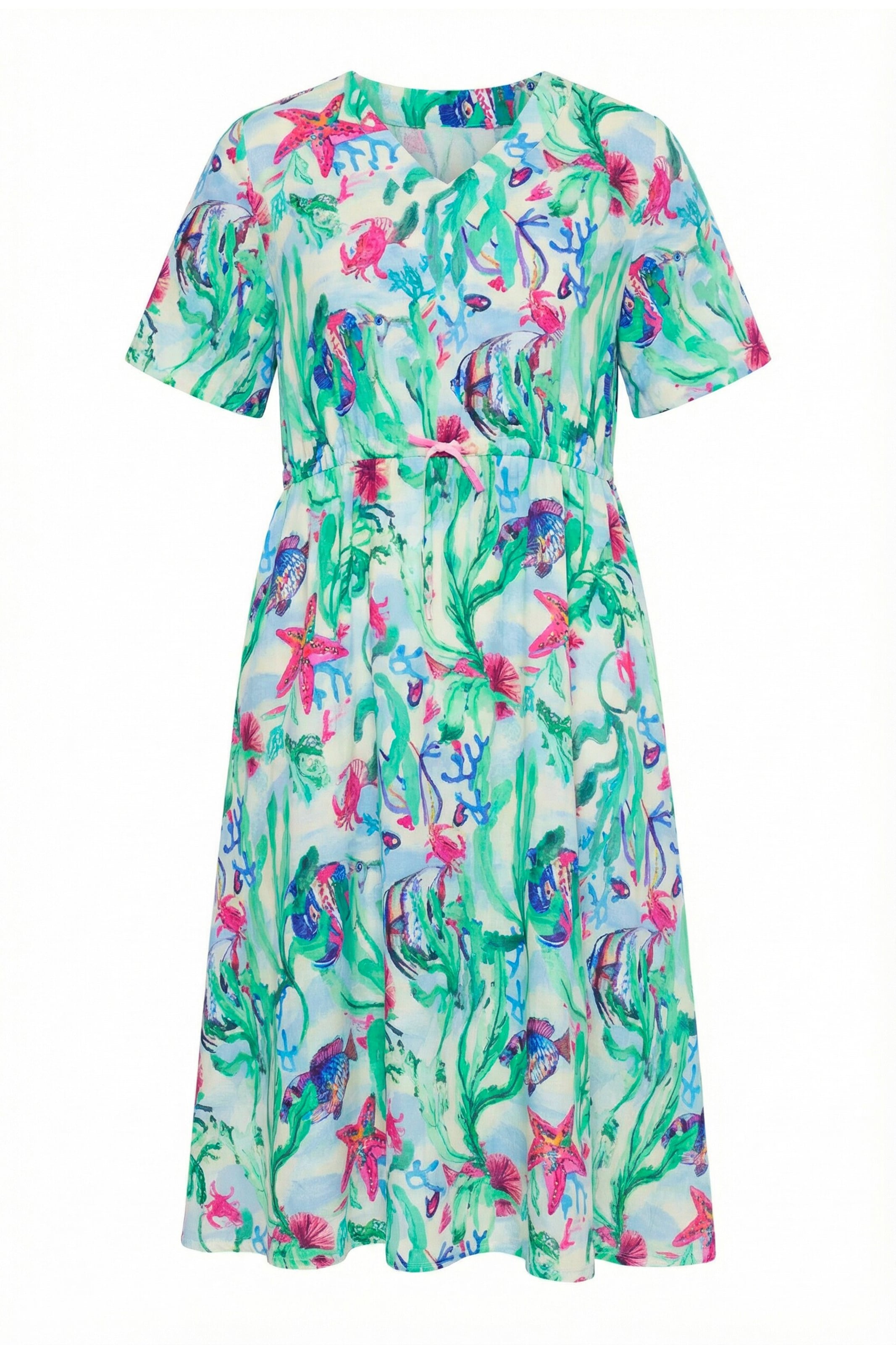 LAURASØN Kleid in Grün: Vorderseite