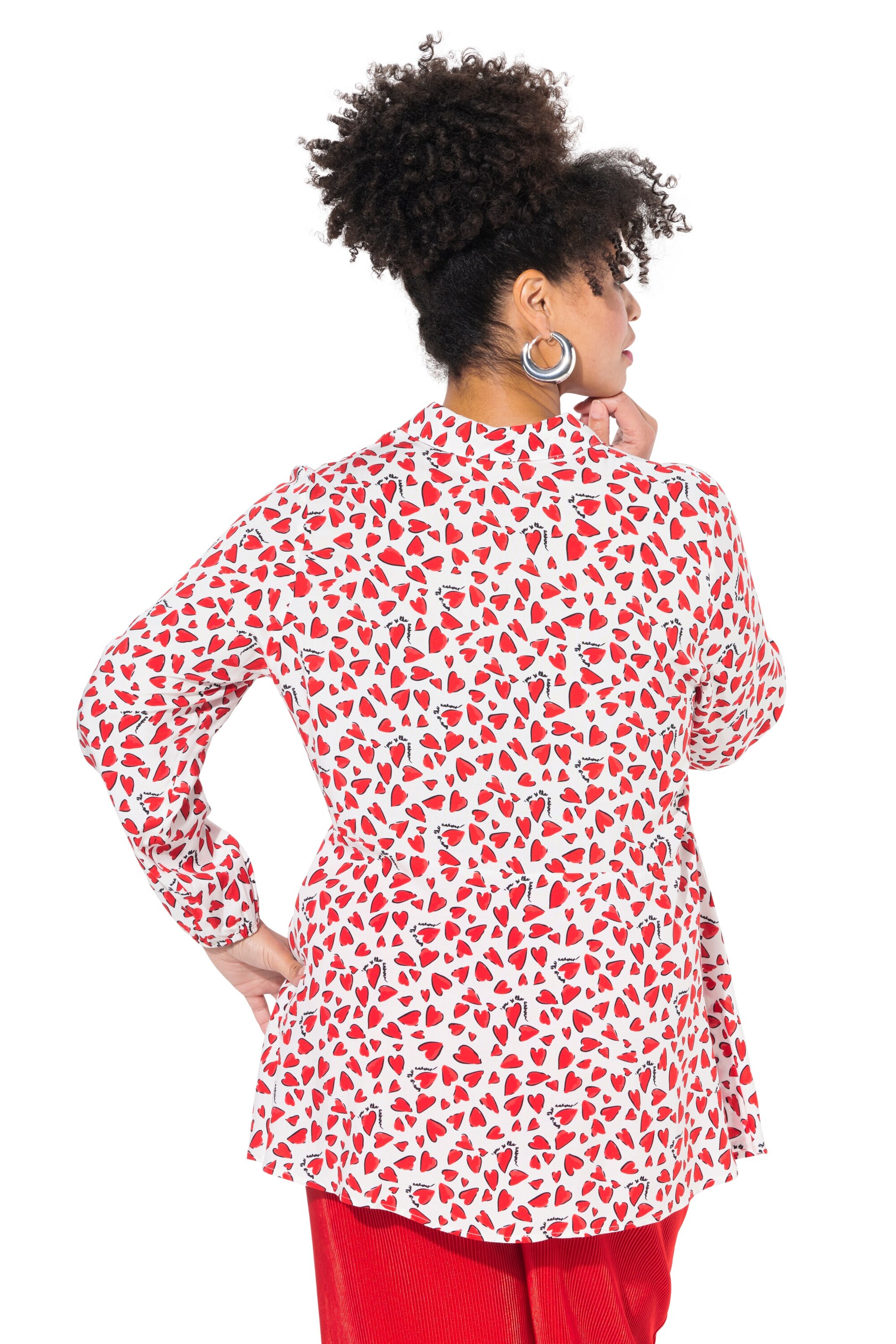 MIAMODA Blouse in White