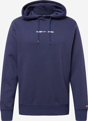 Tommy Jeans Sweatshirt in Blauw: voorkant