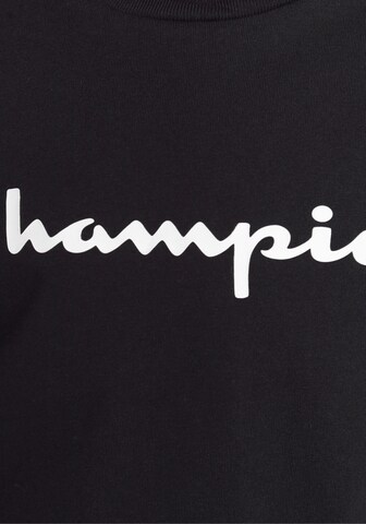 Champion Authentic Athletic Apparel T-shirt 'Crewneck' i svart