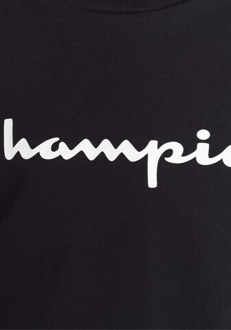 Champion Authentic Athletic Apparel Μπλουζάκι 'Crewneck' σε μαύρο