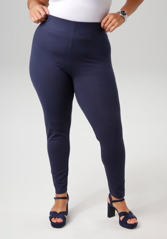 Aniston Skinny Leggings in Blau: Vorderseite